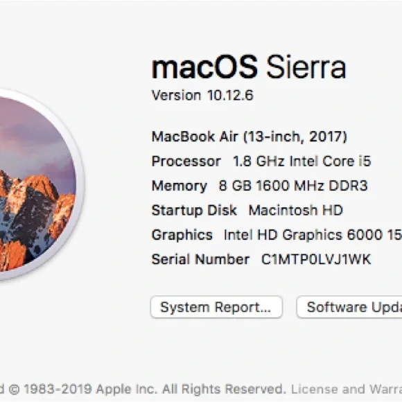 2017 MacBook Air 13-inch